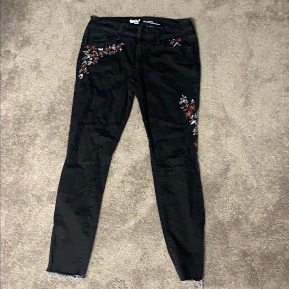 Embroidered jeans